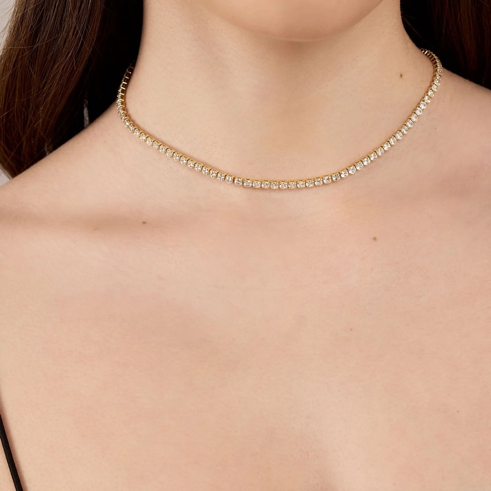 Electric Picks Anna Necklace - gold - NWT